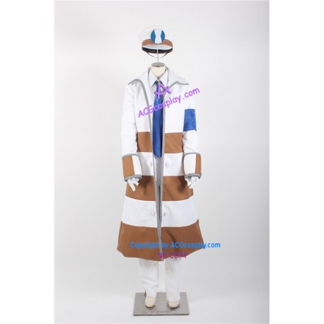 Pokemon Black and White Subway Boss Emmet Cosplay Costume