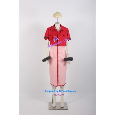 Final Fantasy VII 7 Aerith Gainsborough Cosplay Costume