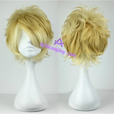 DIABOLIK LOVERS Sakamaki Shu cosplay wig short wig mixed color