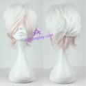 Diabolik Lovers Sakamaki Subaru cosplay wig mixed color short wig