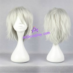 DRAMAtical Murder DMMD Clear cosplay wig short wig silver grey color