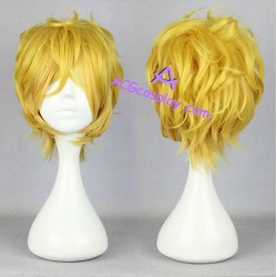 Karneval YOGI cosplay wig yellow short wig