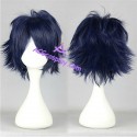 k Fushimi Saruhiko cosplay wig short wig navy blue