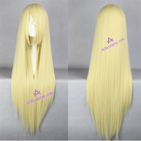 yellow anime wig