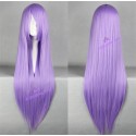 General wig cosplay wig long straight wig purple color 80cm 32inches