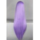 General wig cosplay wig long straight wig purple color 80cm 32inches