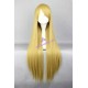 General wig cosplay wig long straight wig golden color 80cm 32inches