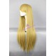 General wig cosplay wig long straight wig golden color 80cm 32inches