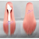 General wig cosplay wig long straight wig light pink color 80cm 32inches