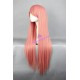 General wig cosplay wig long straight wig light pink color 80cm 32inches