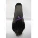 General wig cosplay wig long straight wig black straight wig 80cm 32inches