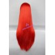 General wig cosplay wig long straight wig dark red 80cm 32inches 