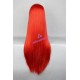 General wig cosplay wig long straight wig dark red 80cm 32inches 