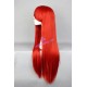 General wig cosplay wig long straight wig dark red 80cm 32inches 