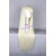 General wig cosplay wig long straight wig creamy white wig 80cm 32inches