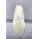 General wig cosplay wig long straight wig creamy white wig 80cm 32inches