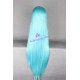 General wig cosplay wig long straight wig light blue 80cm 32inches