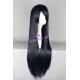 General wig cosplay wig long straight wig black purple 80cm 32inches