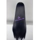 General wig cosplay wig long straight wig black purple 80cm 32inches