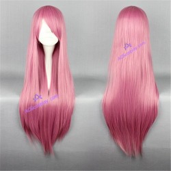 General wig cosplay wig long straight wig pink wig 80cm 32inches 