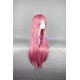 General wig cosplay wig long straight wig pink wig 80cm 32inches 