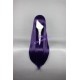 General wig cosplay wig long straight wig dark purple wig 80cm 32inches