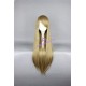 General wig cosplay wig long straight wig flaxen color 80cm 32inches