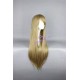 General wig cosplay wig long straight wig flaxen color 80cm 32inches