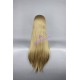 General wig cosplay wig long straight wig flaxen color 80cm 32inches