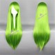 General wig cosplay wig long straight wig fresh green 80cm 32inches