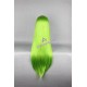 General wig cosplay wig long straight wig fresh green 80cm 32inches
