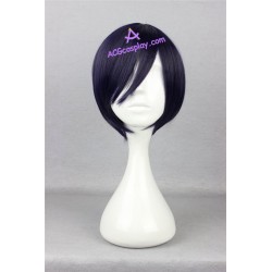 General wig cosplay wig short wig navy blue wig