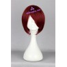 General wig cosplay wig short wig dark red