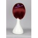 General wig cosplay wig short wig dark red