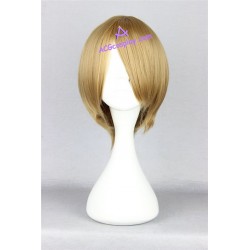 General wig cosplay wig short wig flaxen color