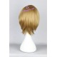 General wig cosplay wig short wig flaxen color