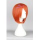 General wig cosplay wig short wig orange red color