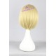 General wig cosplay wig short wig anime wig light golden color