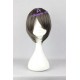 General wig short wig cosplay wig black grey wig