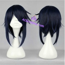 K cosplay Munakata Reisi cosplay wig navy blue wig