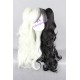 Danganronpa cosplay black and white bear female cosplay wig 70cm 28inches