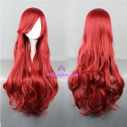 Disney The Little Mermaid Princess Ariel wig Miss Fortune cosplay wig 85cm 33 inches