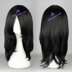 General wig cosplay wig black wig 45cm 18inches