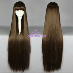 Amagi Brilliant Park Kobori cosplay wig long straight wig 100cm 39inches