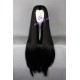 Cosplay wig long wig black wig with widow's peak stage wig 90cm 35inches