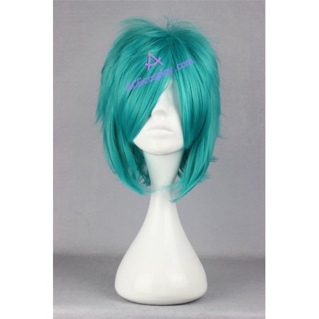 Katekyo hitman reborn! Fran cosplay wig short wig green color