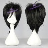 Togainu no Chi Shiki cosplay wig black short wig