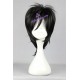 Togainu no Chi Shiki cosplay wig black short wig 