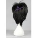 Togainu no Chi Shiki cosplay wig black short wig 