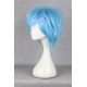 Karneval KAROKU cosplay wig blue short wig acgcosplay